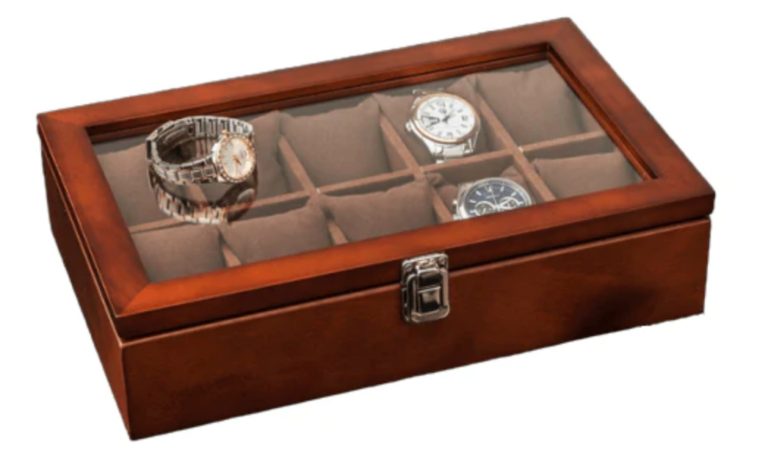 range montre homme : boîte à montre en bois élégante pour homme