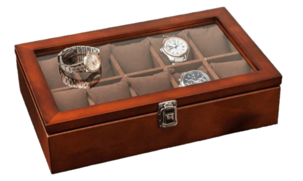 range montre homme : boîte à montre en bois élégante pour homme