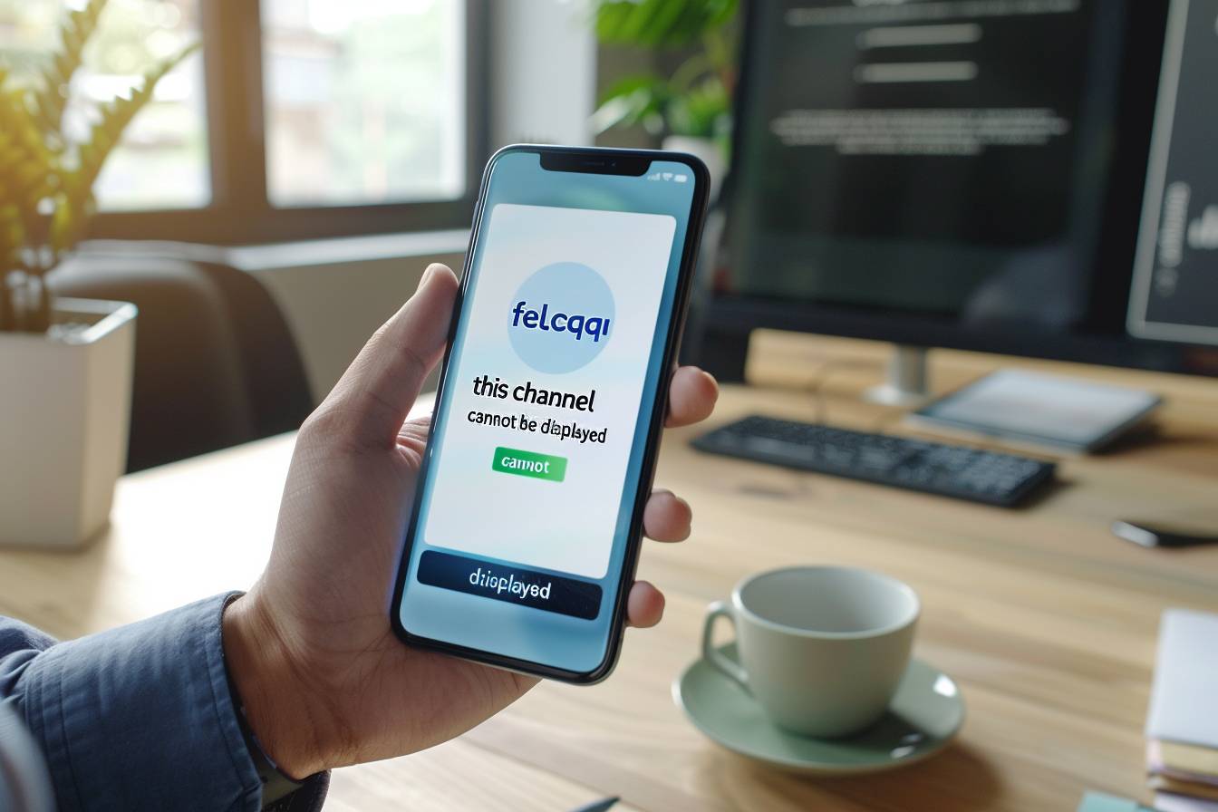 Telegram : message d'erreur sur une chaîne Telegram