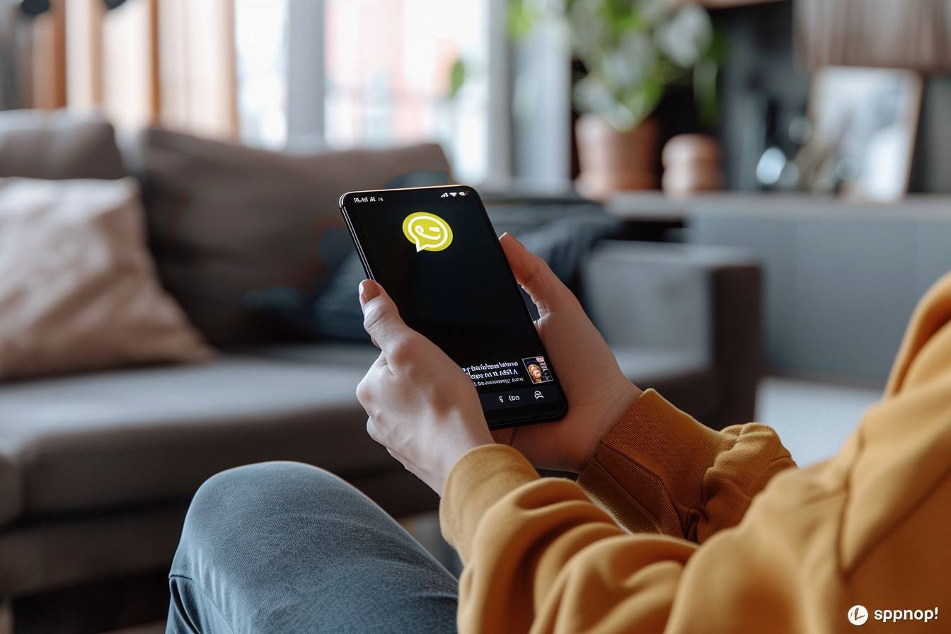 Snapchat monétisation : interface de Snapchat montrant des statistiques de vues