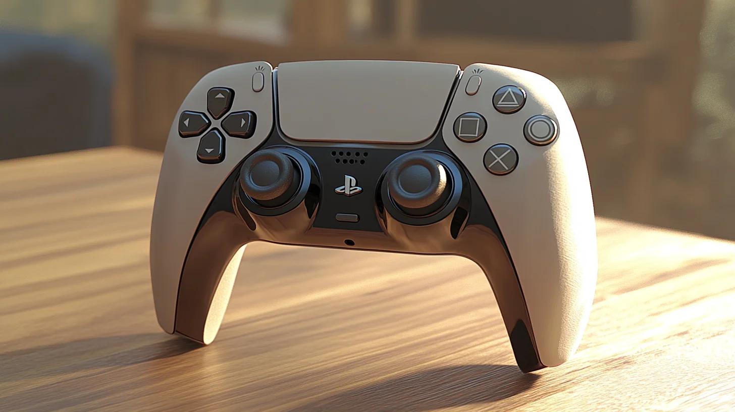 garantie manette PS5 : manette PlayStation 5 avec logo de garantie