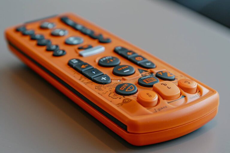 piles télécommande Orange : piles pour télécommande Orange en cours d'utilisation