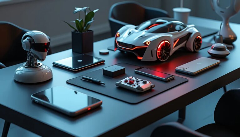 innovation technologique : représentation futuriste de technologies avancées telles que l'IA, le quantum computing et la blockchain