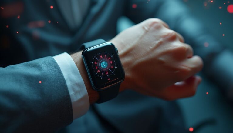 smartwatches santé : montre connectée affichant des données de santé avancées