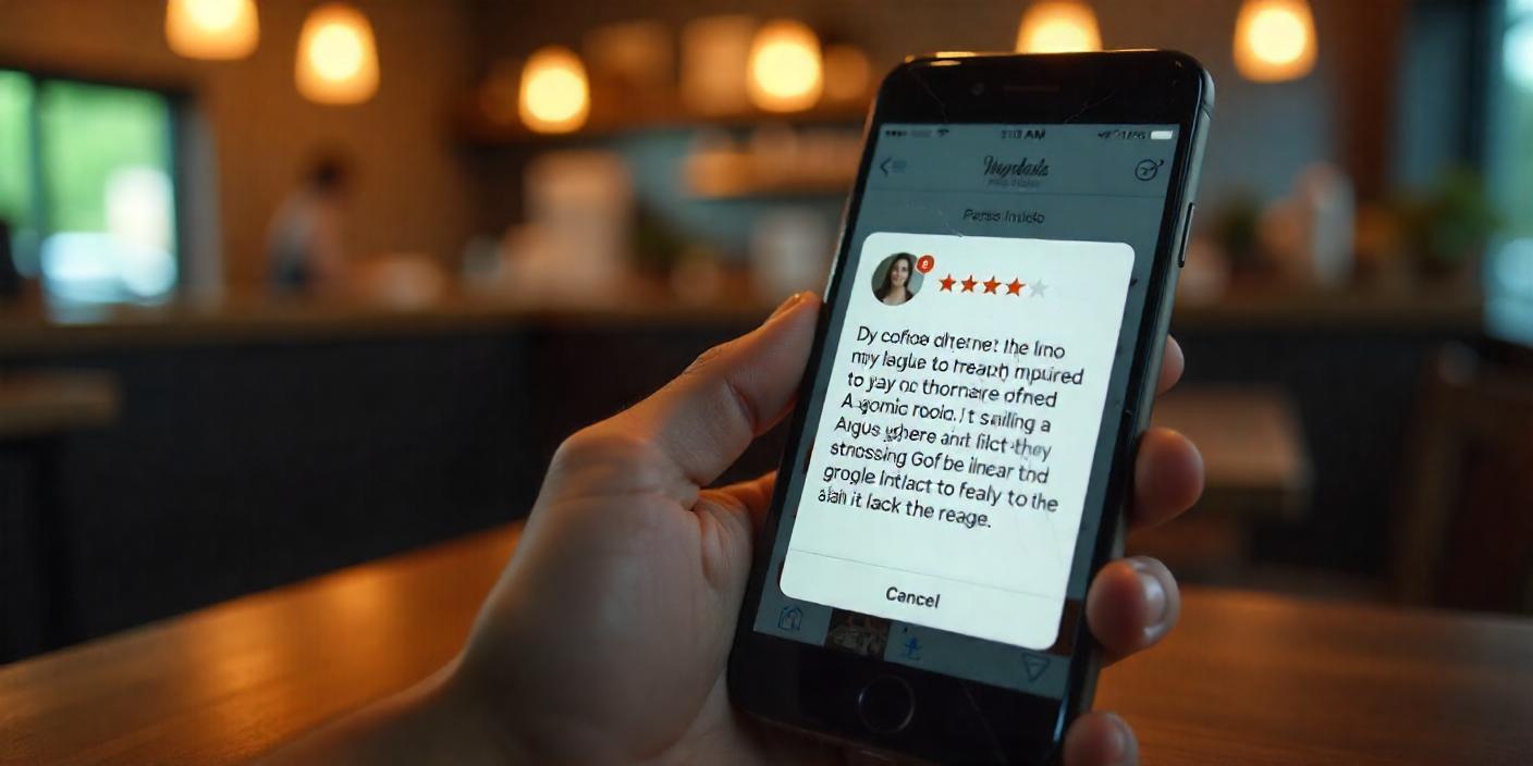 avis n&eacute;gatif sur Google my Business