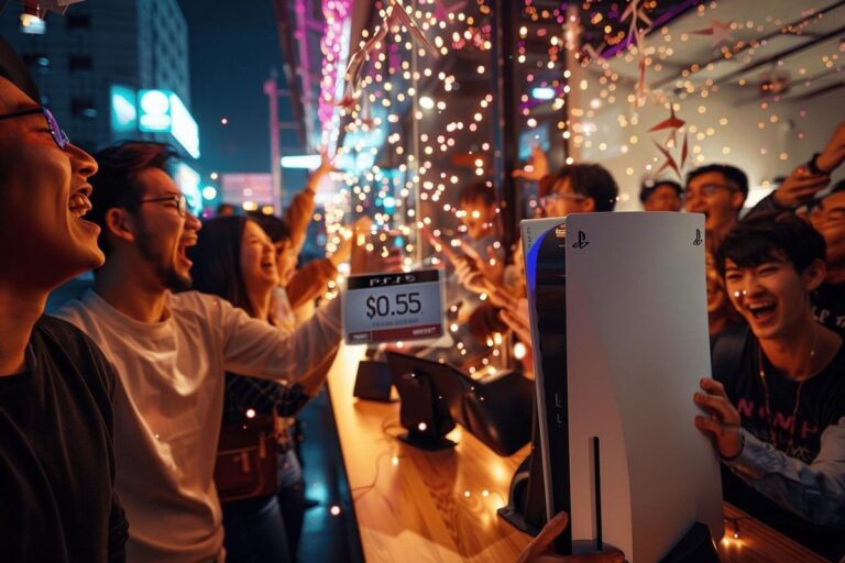 PS5 : console PlayStation 5 sur fond neutre