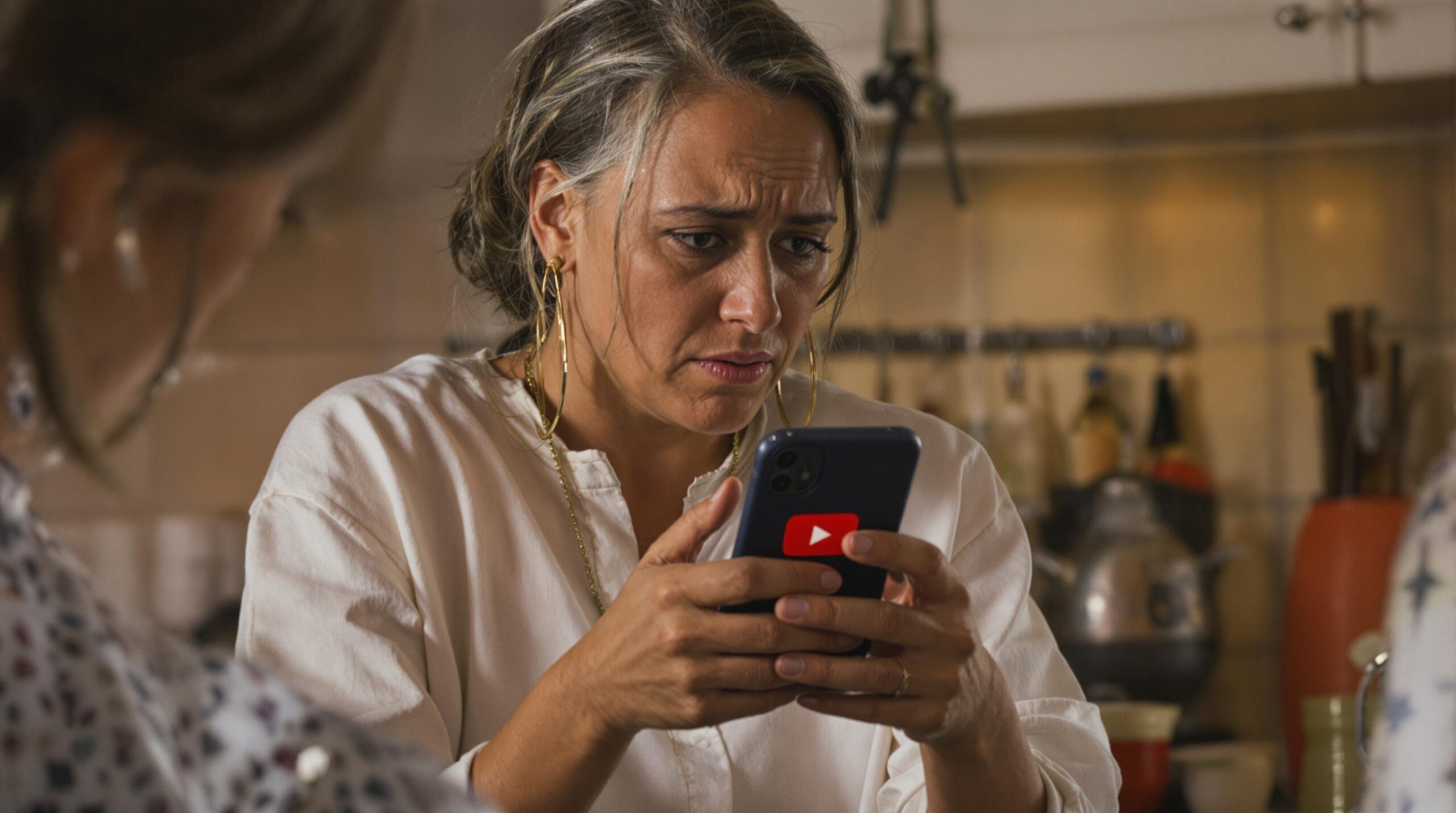 YouTube iPhone : écran d'iPhone affichant une erreur sur l'application YouTube