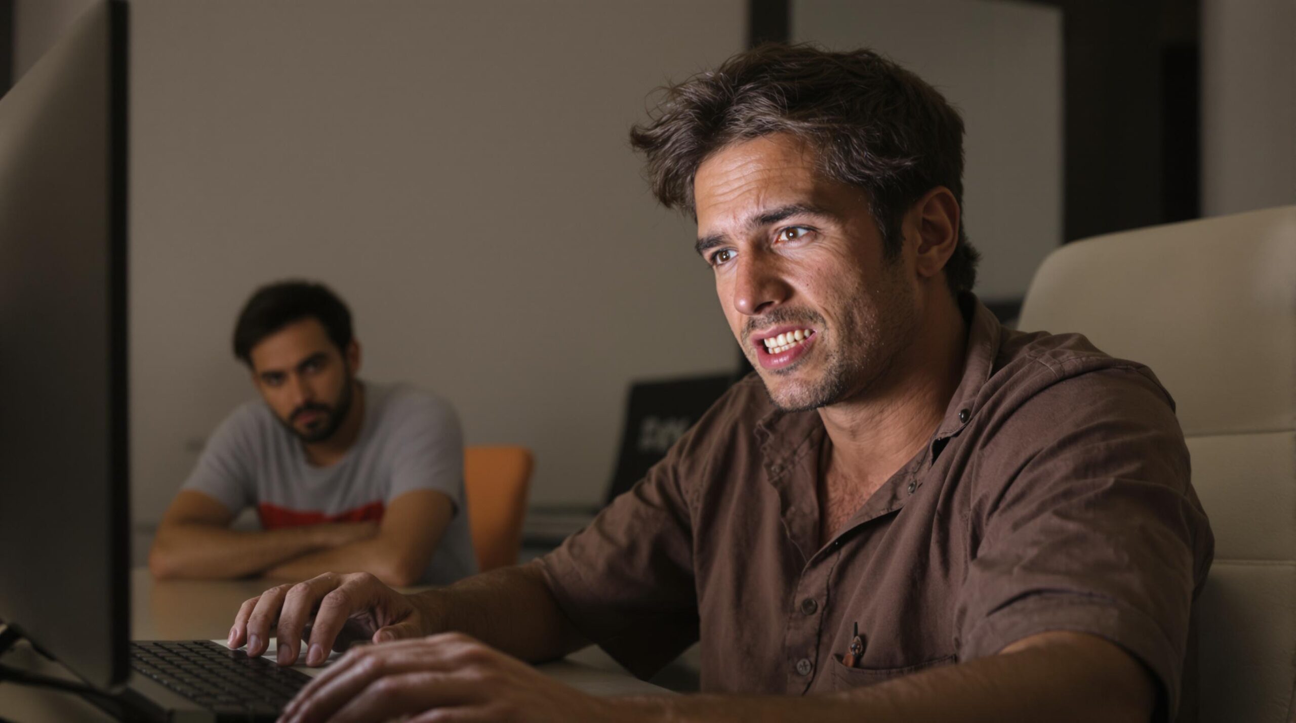 cheat : représentation d'un gamer confronté aux risques d'un faux cheat