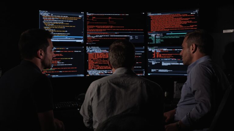 cyberattaque : représentation graphique d'une cyberattaque sur un système informatique militaire