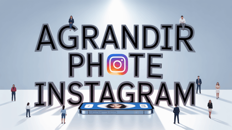 Agrandir photo Instagram sur smartphone en HD