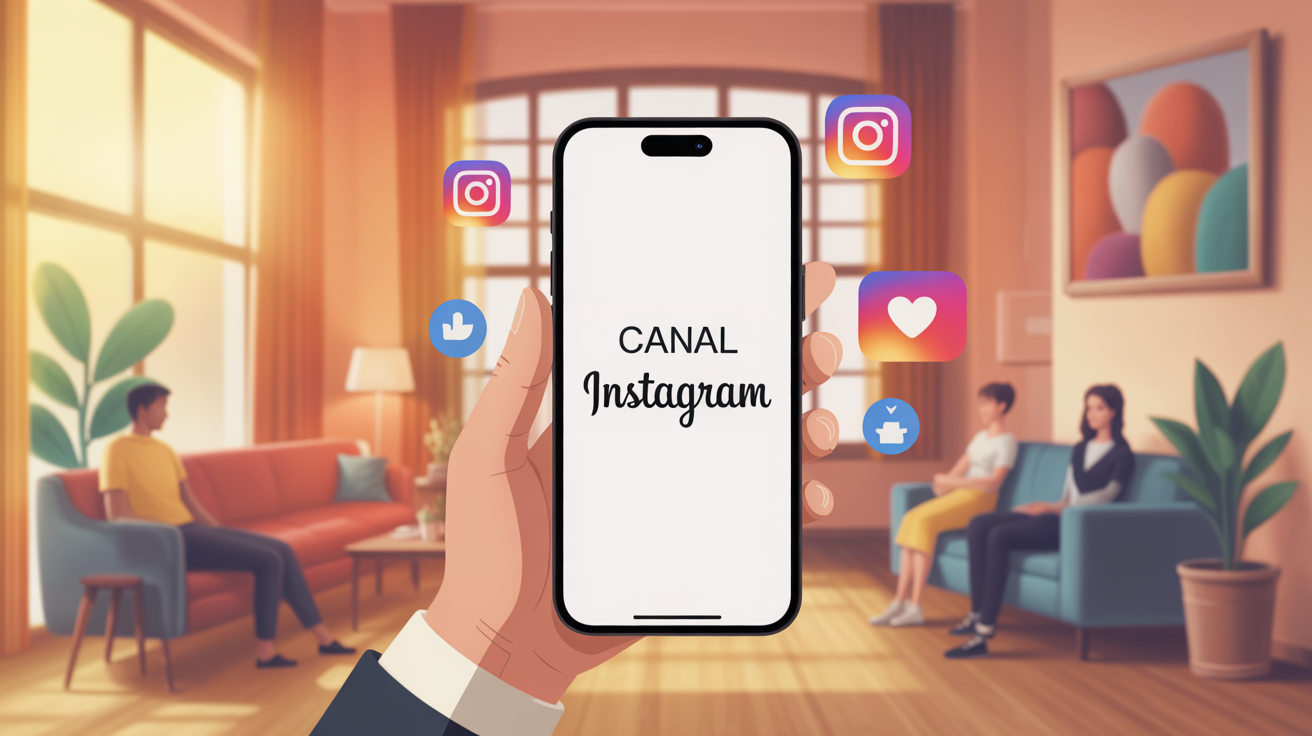 Canal Instagram notification smartphone