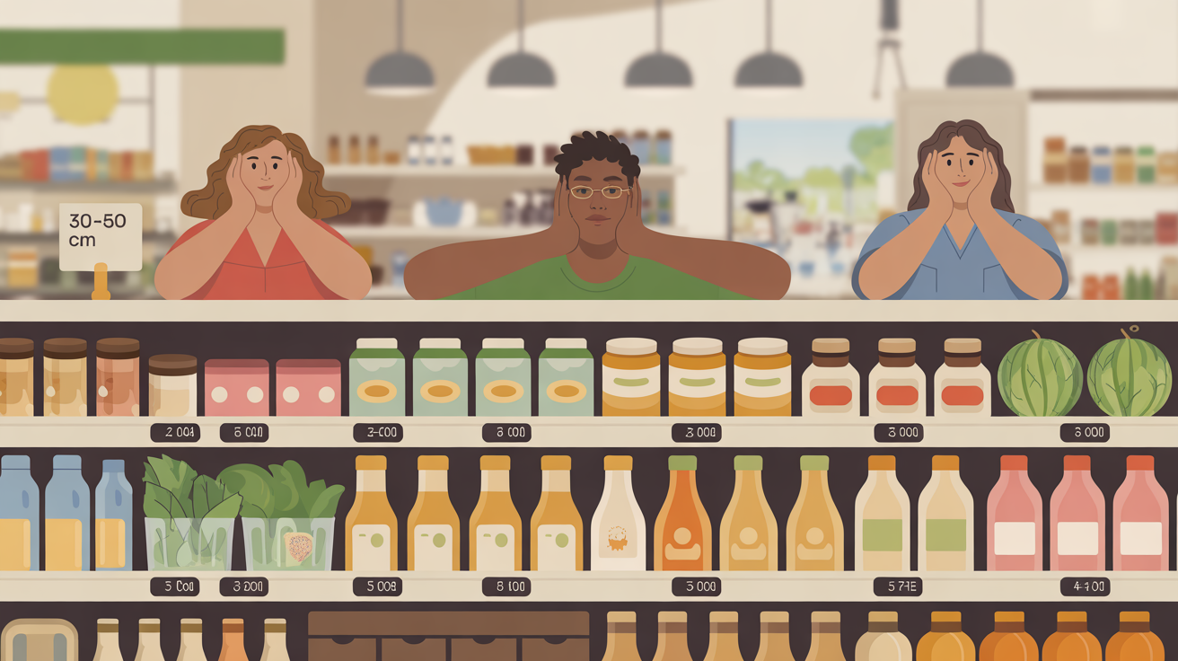 Illustration facing rayon produits de face 30-50 cm