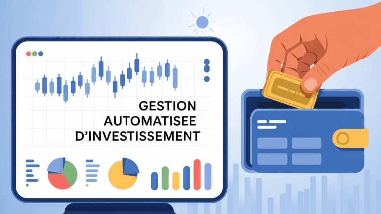 écran graphique gestion investissement automatisée
