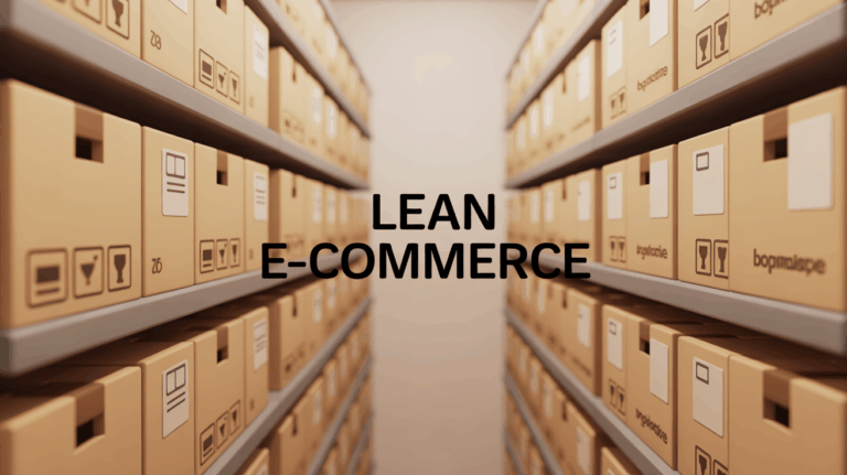 lean e-commerce carton entrepot logistique fluide