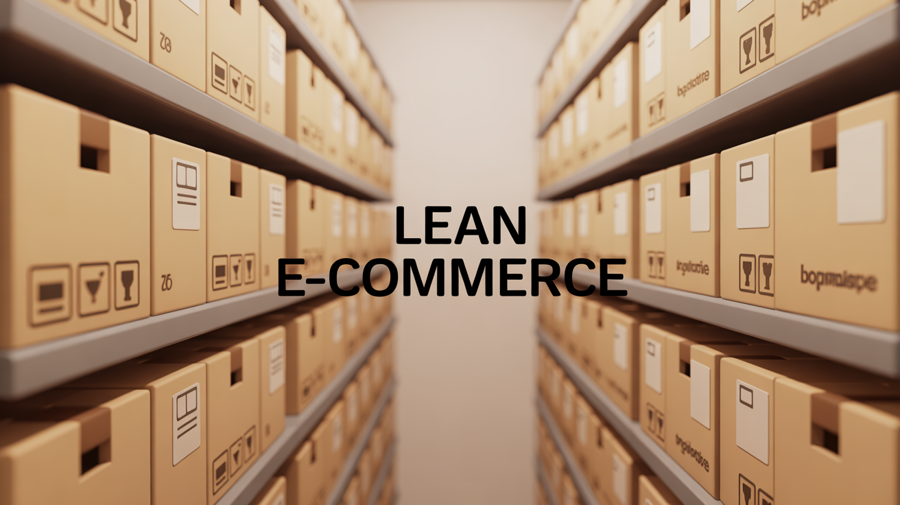 lean e-commerce carton entrepot logistique fluide