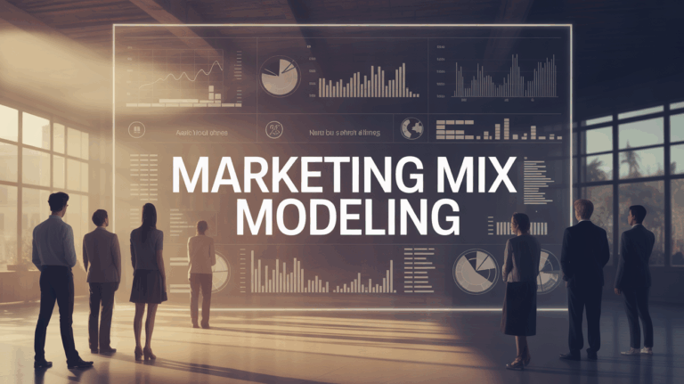 Marketing Mix Modeling autour tableau analyse et graphiques