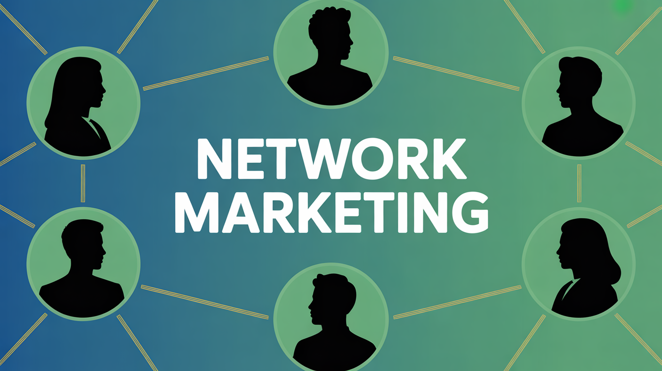 reseau distribution network marketing illustration moderne