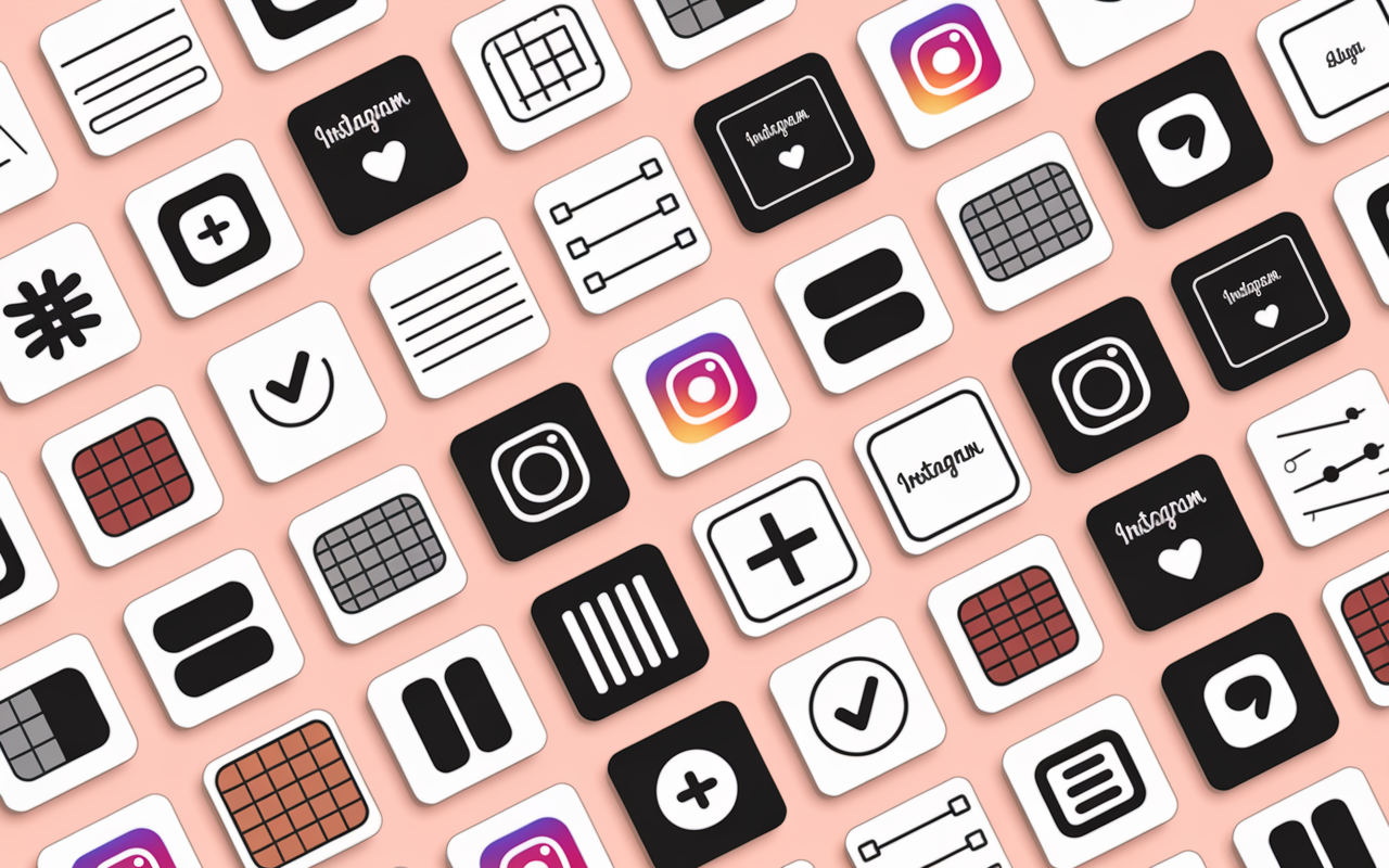 Grille Instagram 2025 organisée avec formats 4 5 et 3 4