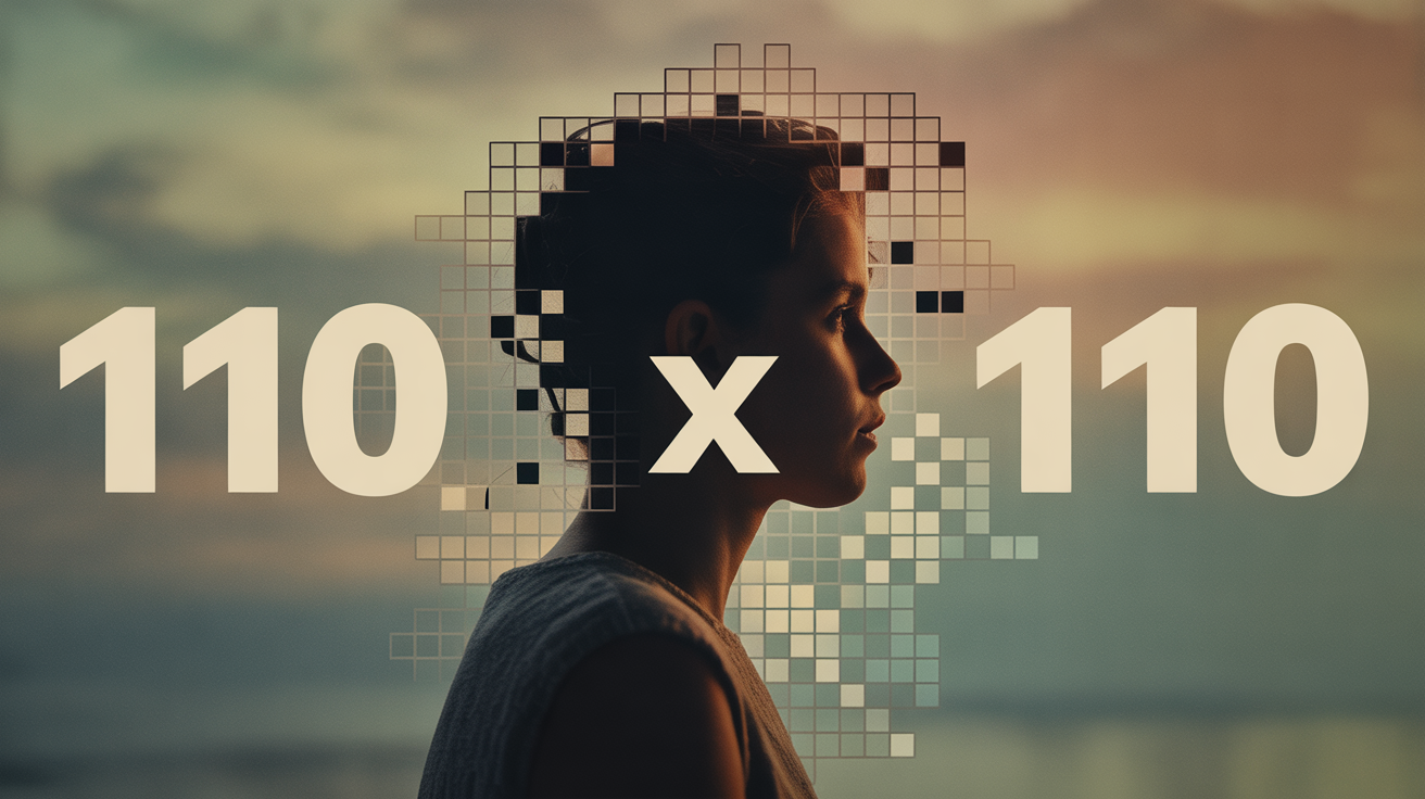 photo profil instagram petite floue avec loupe