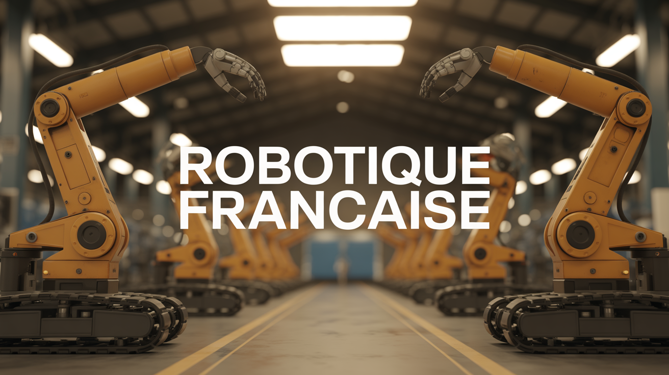 Chaîne de production automatisée avec robots en France