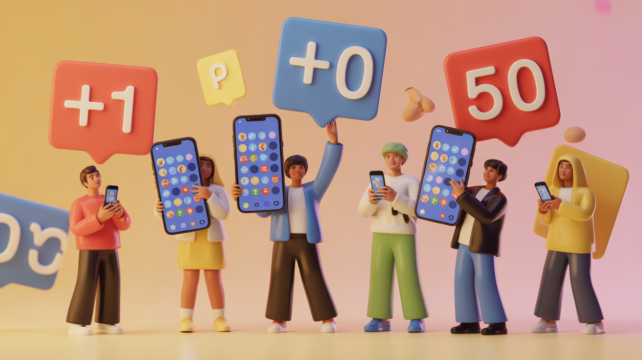 personnages echangent snaps, chiffres snap score