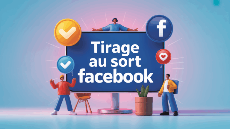 Visuel illustrant un tirage au sort Facebook certifié