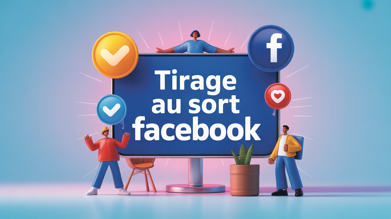 Visuel illustrant un tirage au sort Facebook certifié