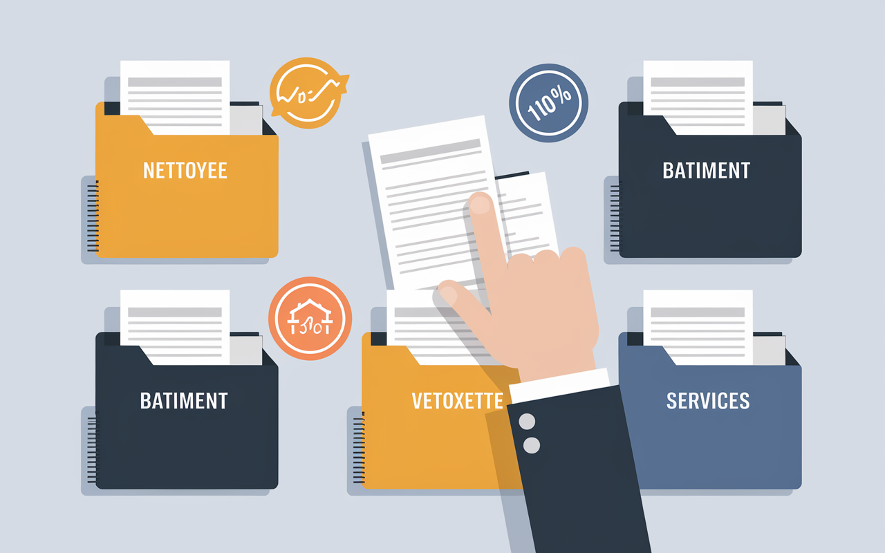 Main cherche dossier code APE multiservices