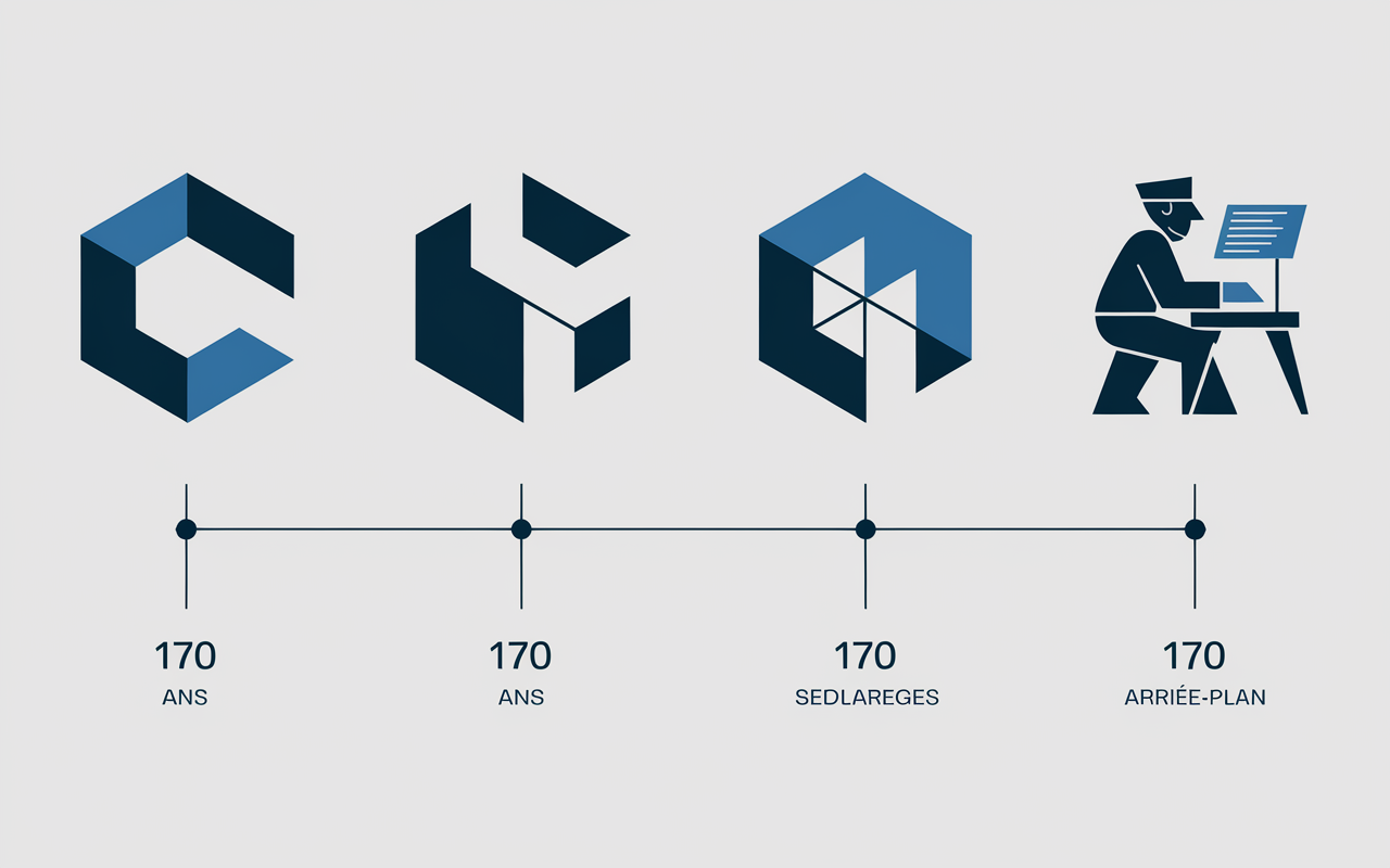timeline évolution logo otis 170 ans