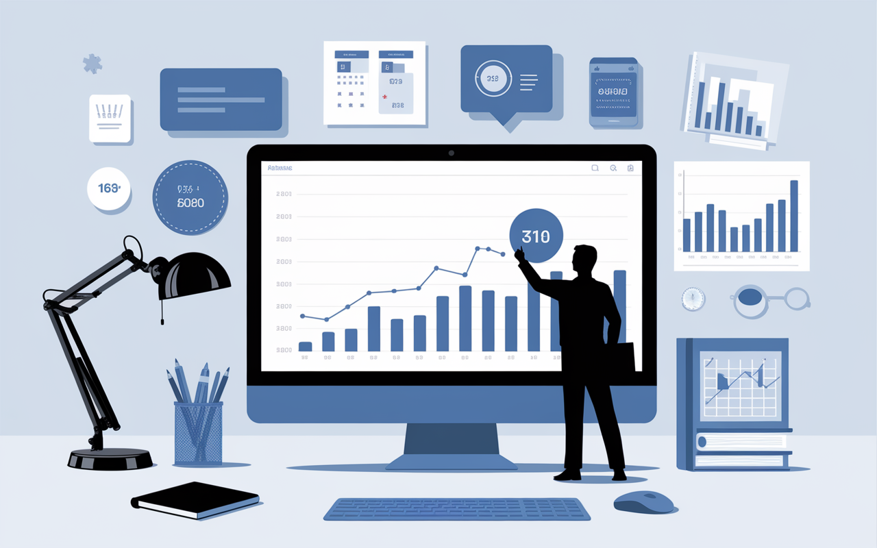 Interface fonctionnalités suivi positionnement SEO