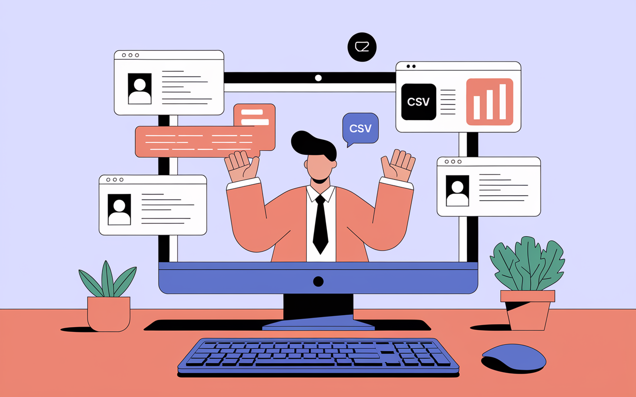 hunter.io fonctionnalités automatisation csv graphique