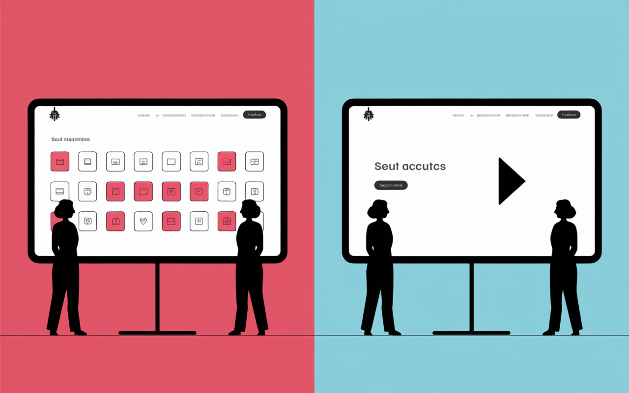Landing page et page d’accueil comparées conversion