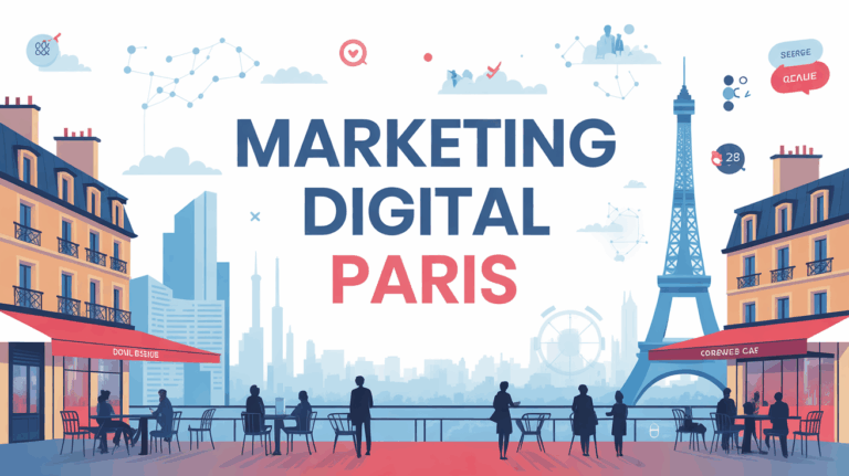 Vue moderne Paris marketing digital innovation