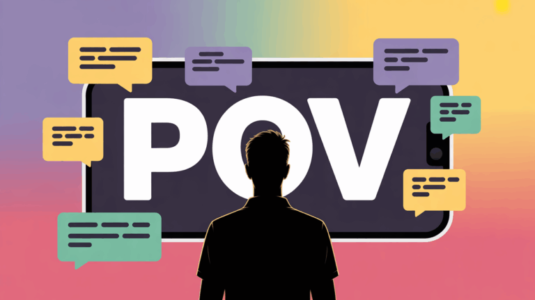 POV digital immersion smartphone reseau social