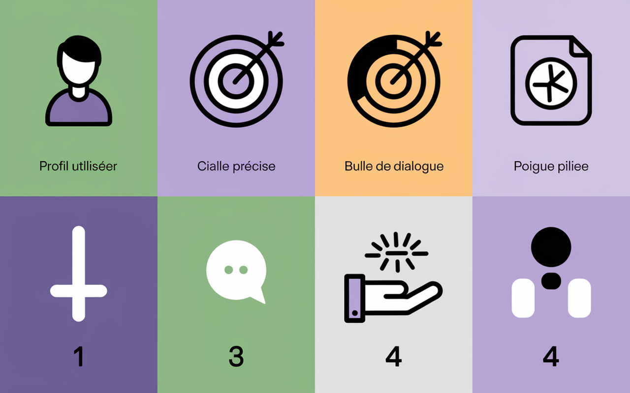 linkedin quatre piliers social selling index icones