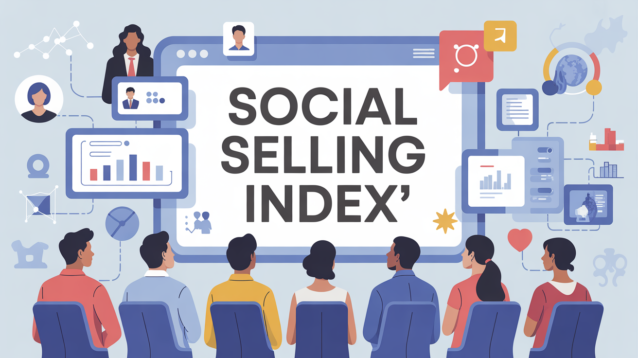 dashboard linkedin social selling index silhouettes business