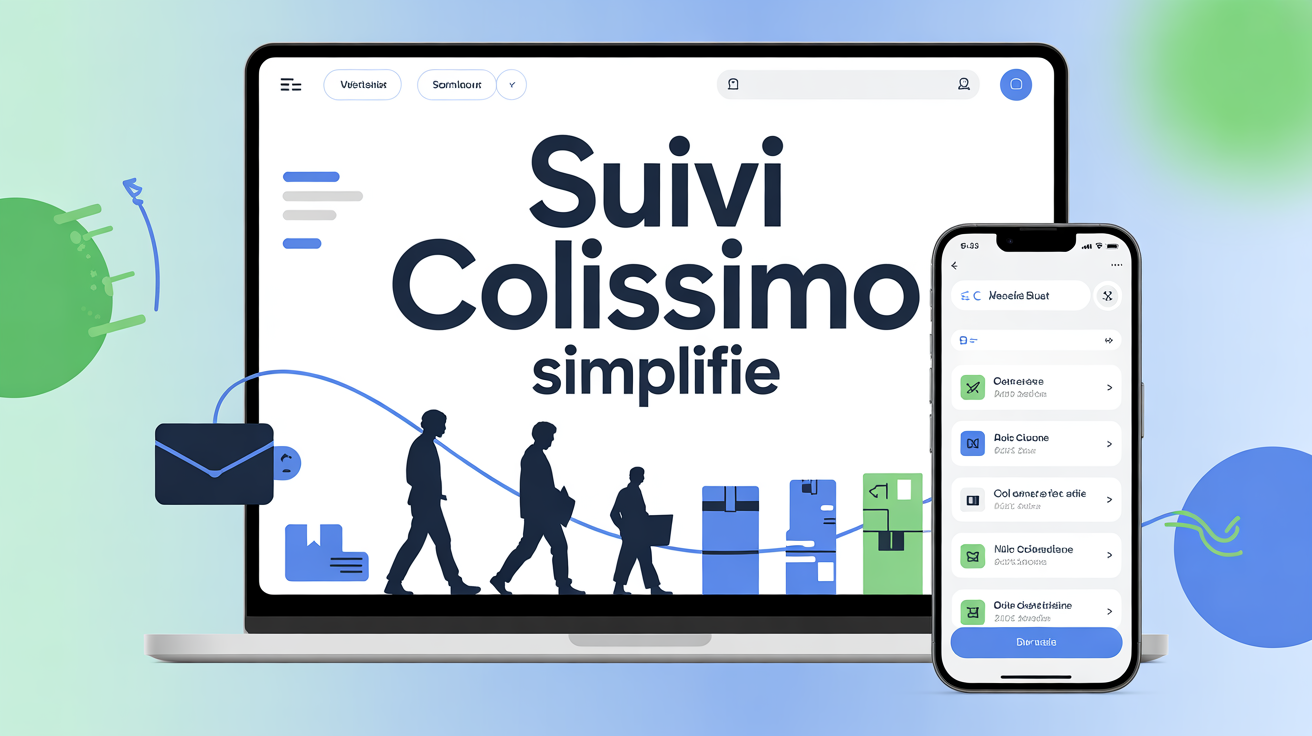 Tableau suivi Colissimo simplifie ordinateur mobile