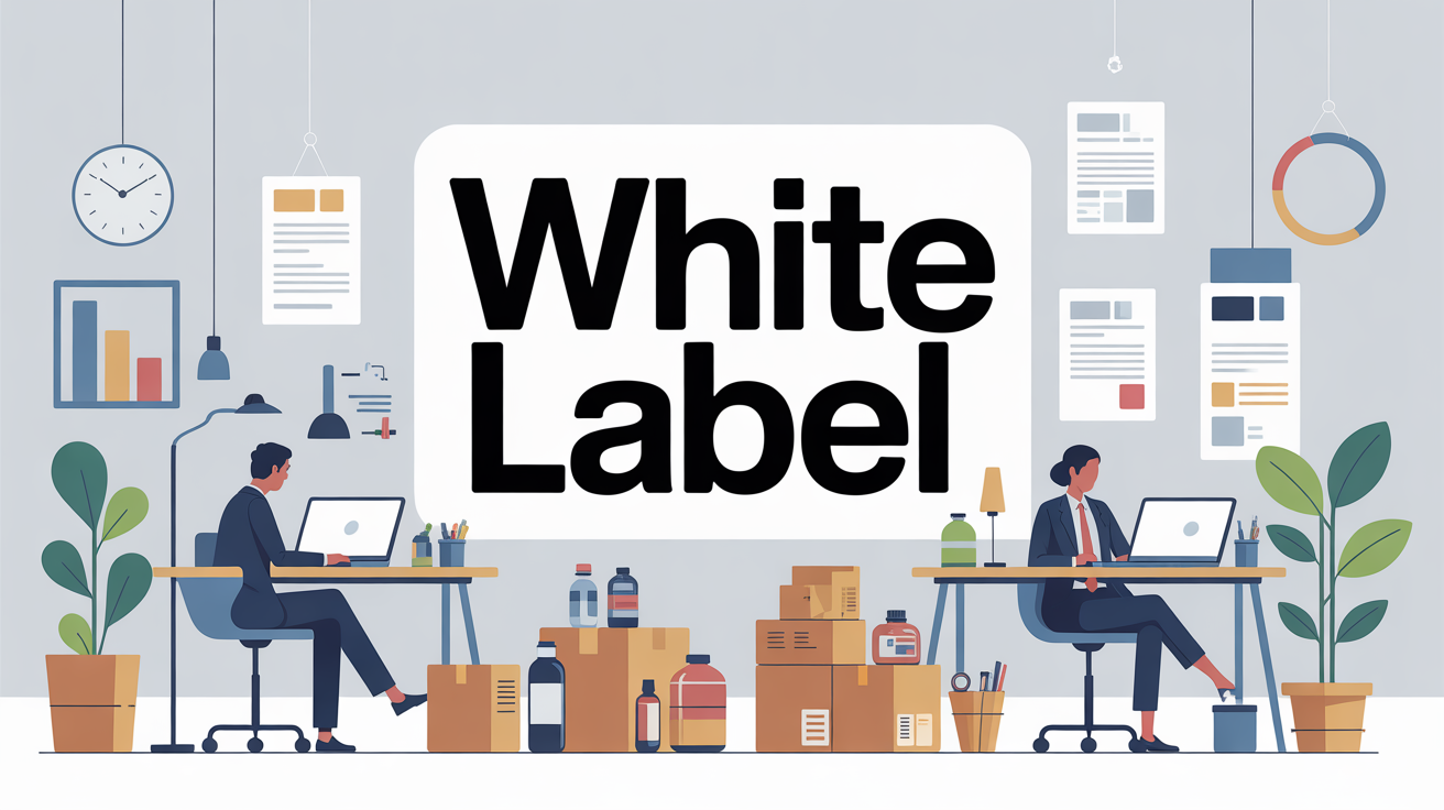 white label b2b scène bureau branding digital