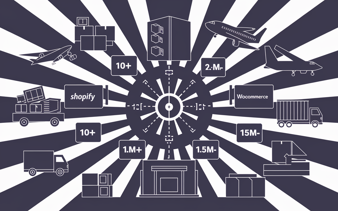 illustration entrepot international cj dropshipping integration boutiques