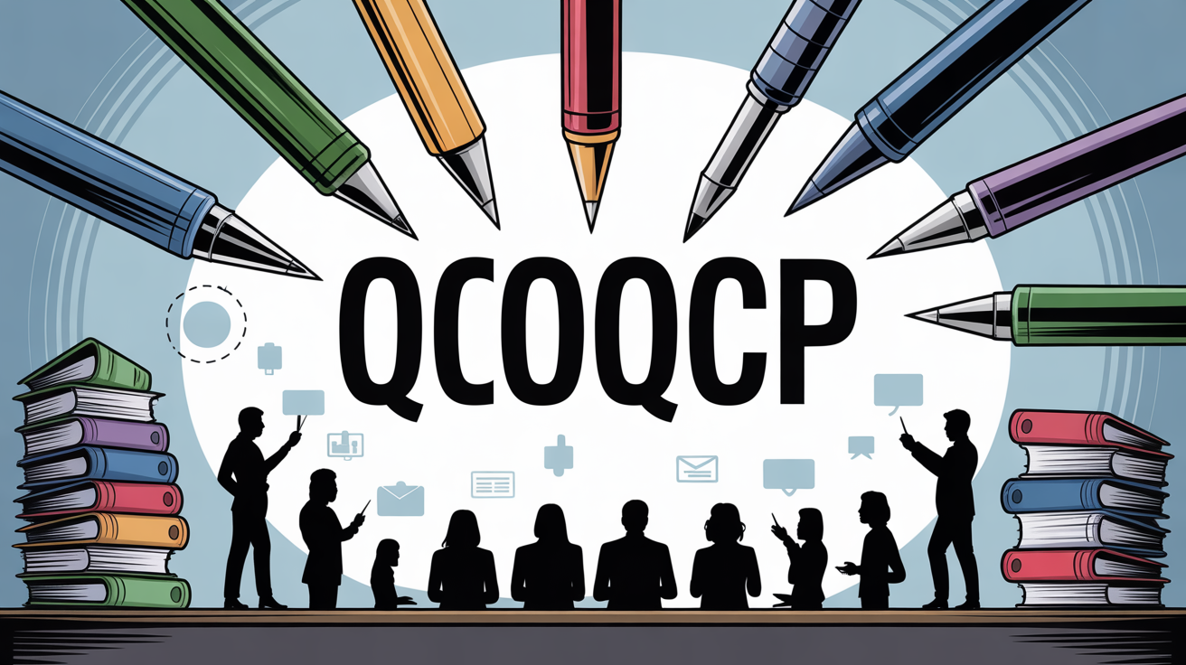 illustration QQOQCP équipe brainstorming table