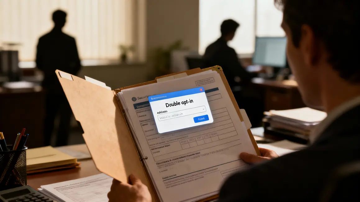 Collecte emails double opt-in sécurisée