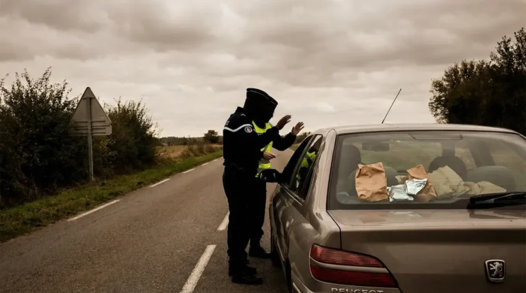 contrôle police cbd france voiture produits