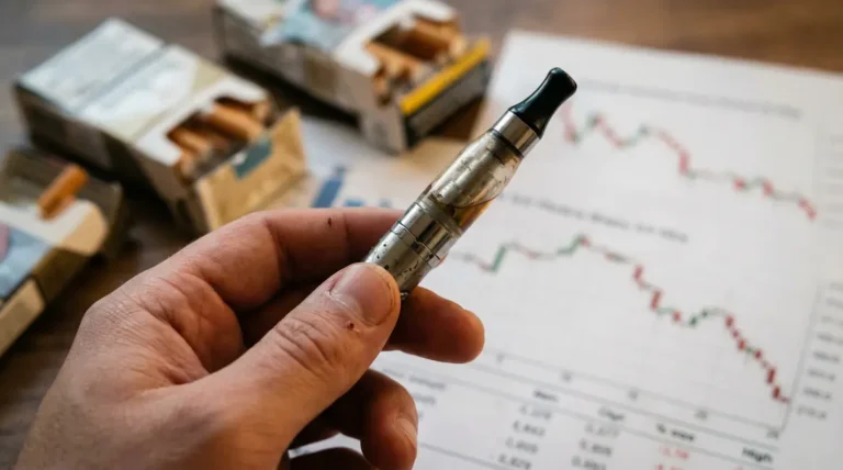 main tenant e-cigarette et statistiques tabac