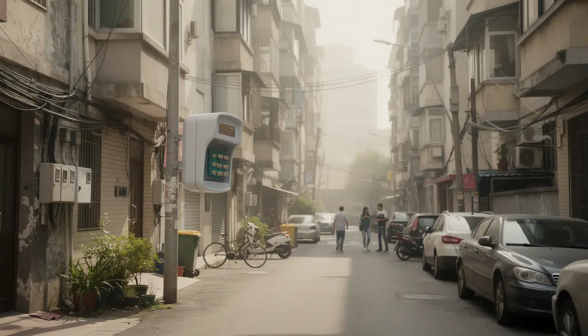 rue urbaine immeuble fibre optique prise terminale