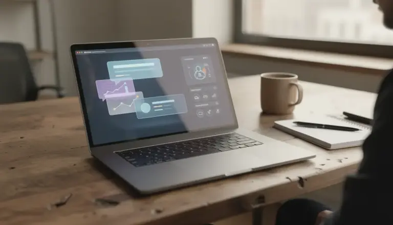 Vue ordinateur OptinMonster pop-ups collecte leads analyse SEO