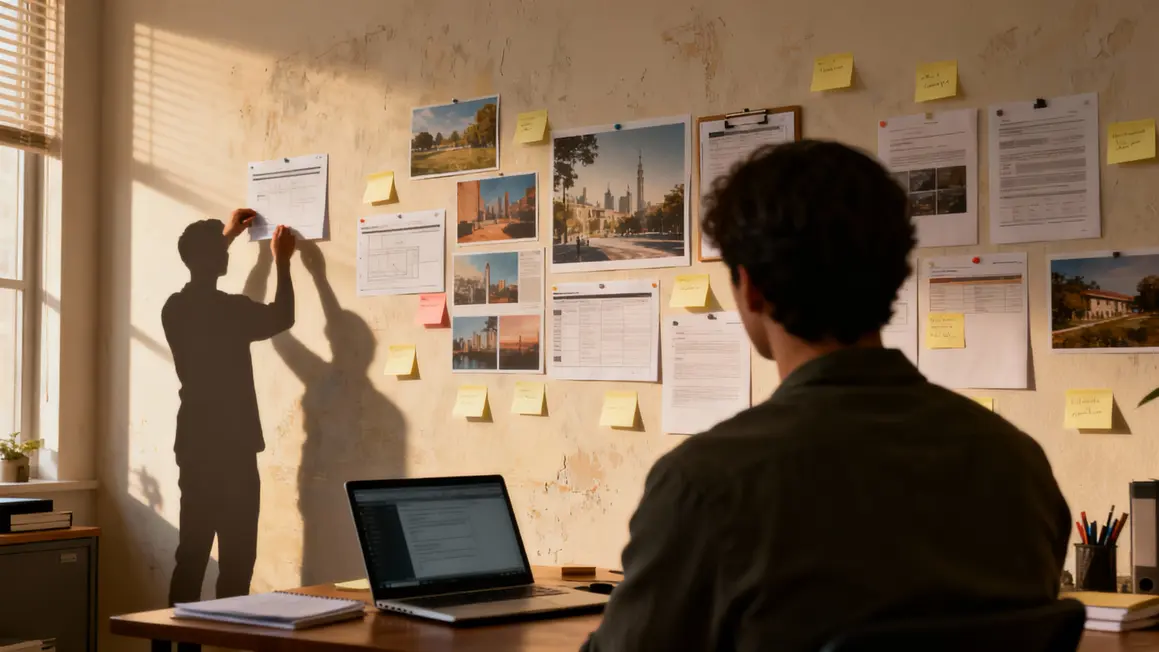 Planification campagne sur Canva avec planning éditorial mural