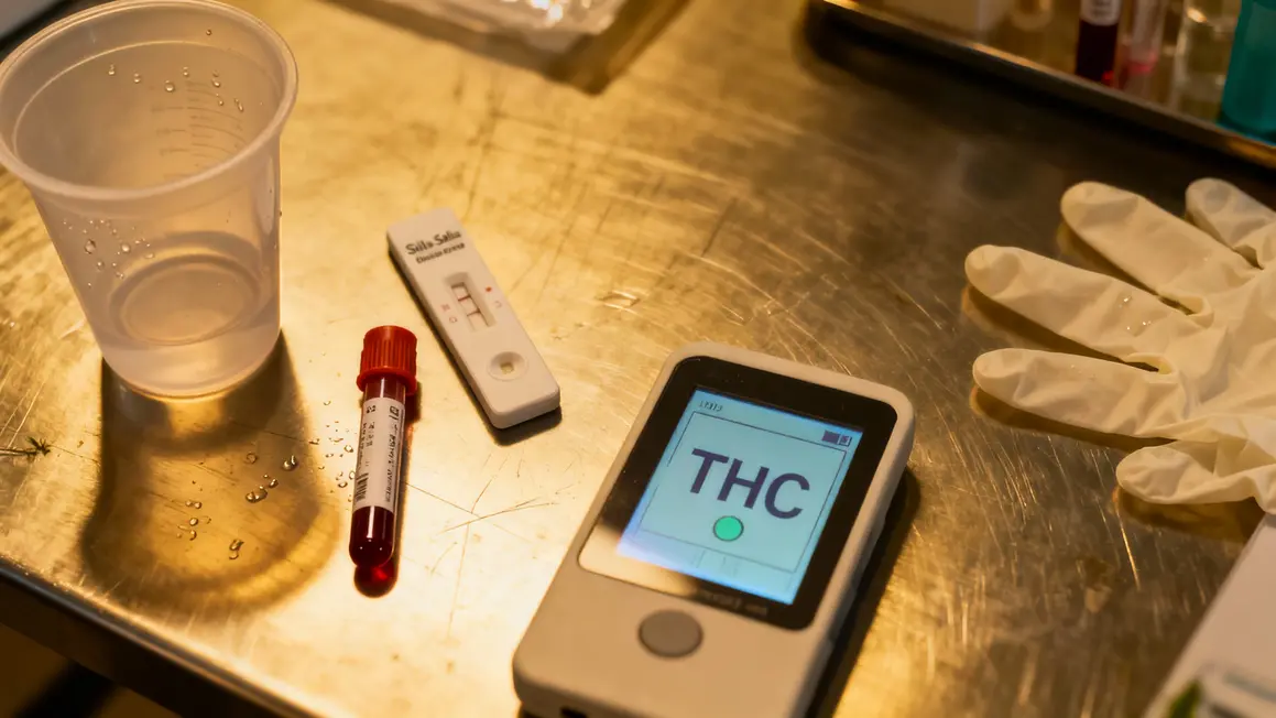 kit test cbd thc police