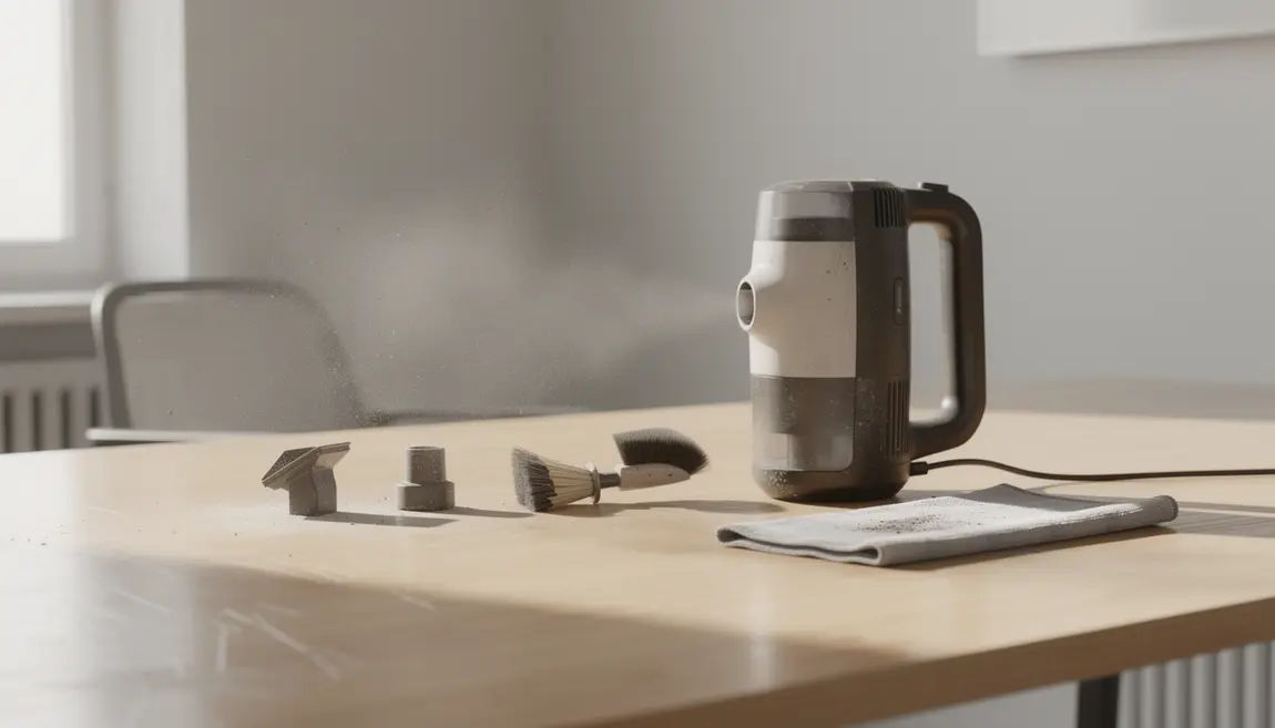 Aspirateur de table compact sans odeur, bureau propre