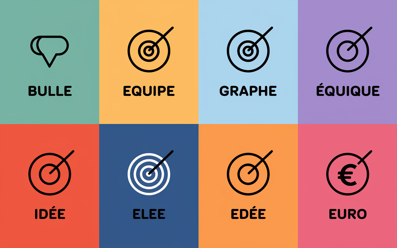 business plan exemple 8 sections pictogrammes