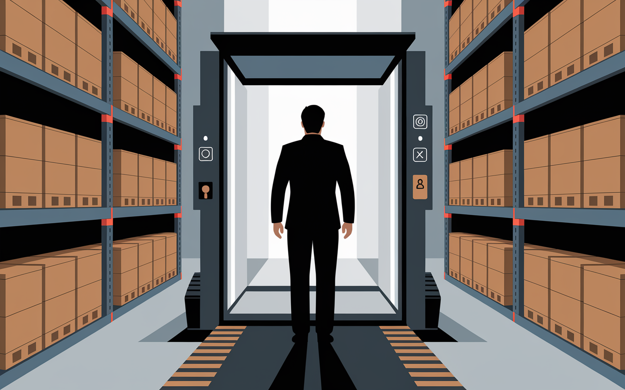 Chariot élévateur sécurisé avec pictogrammes caces r489